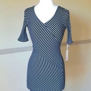 Candies ribbed body-con dress